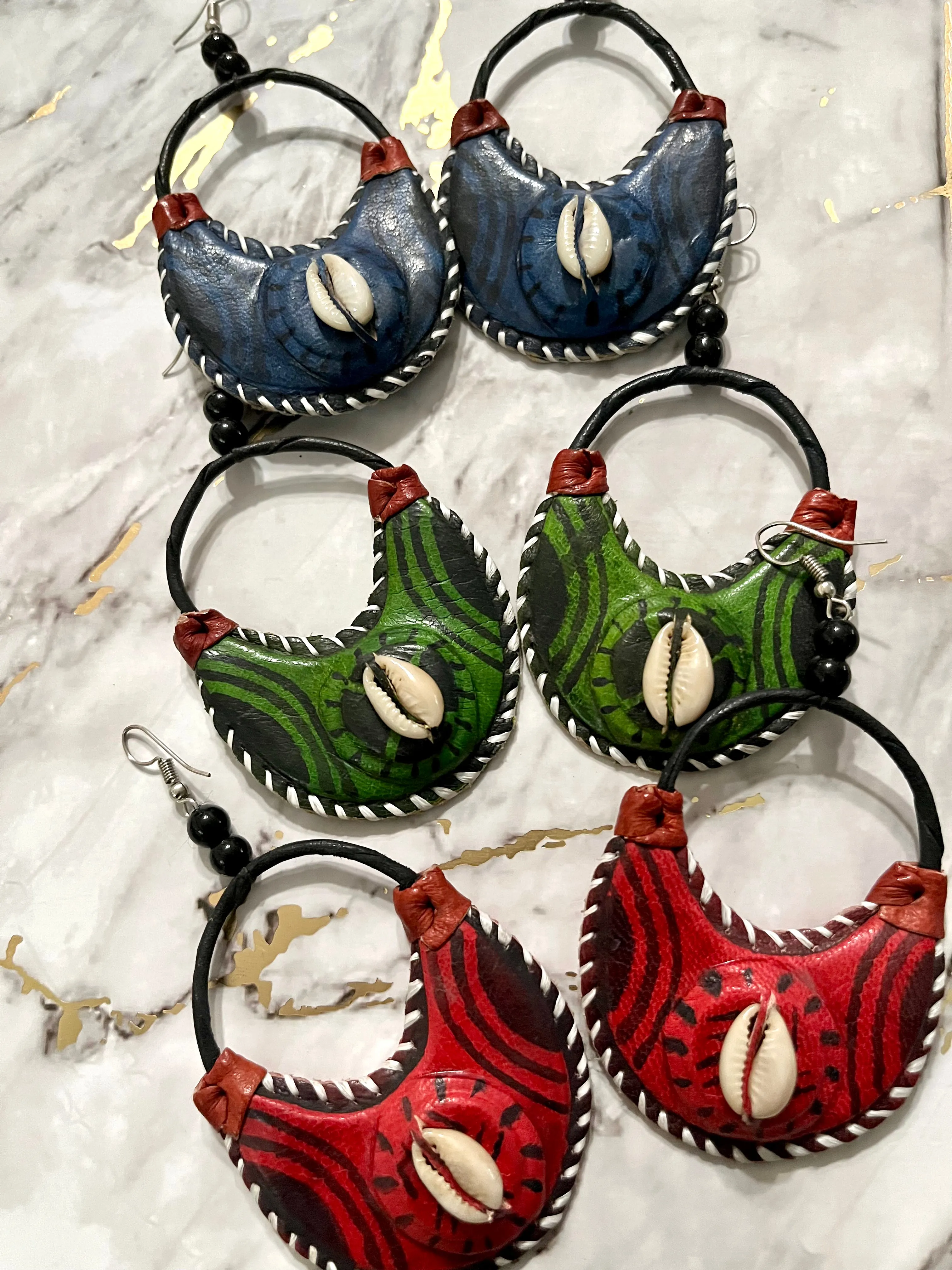 Tandi Leather Earrings