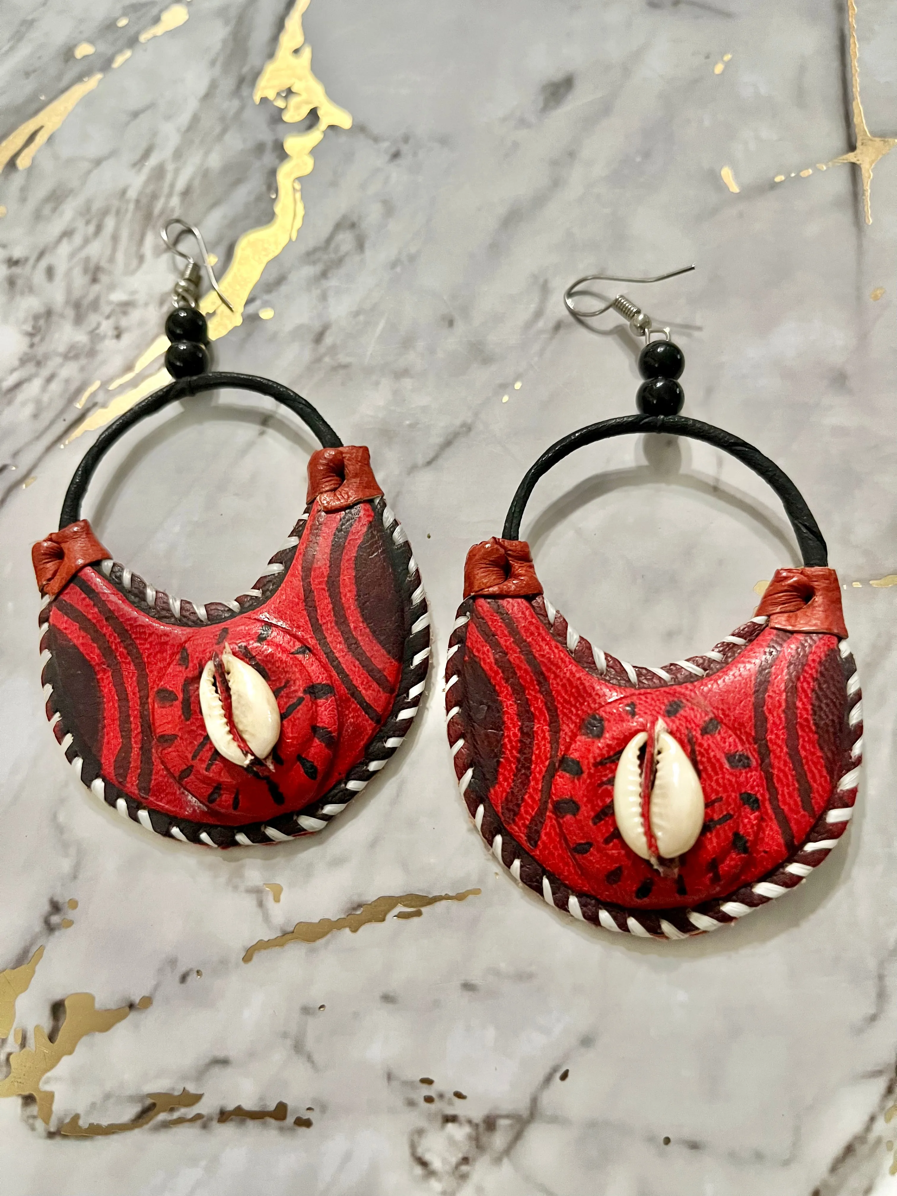 Tandi Leather Earrings