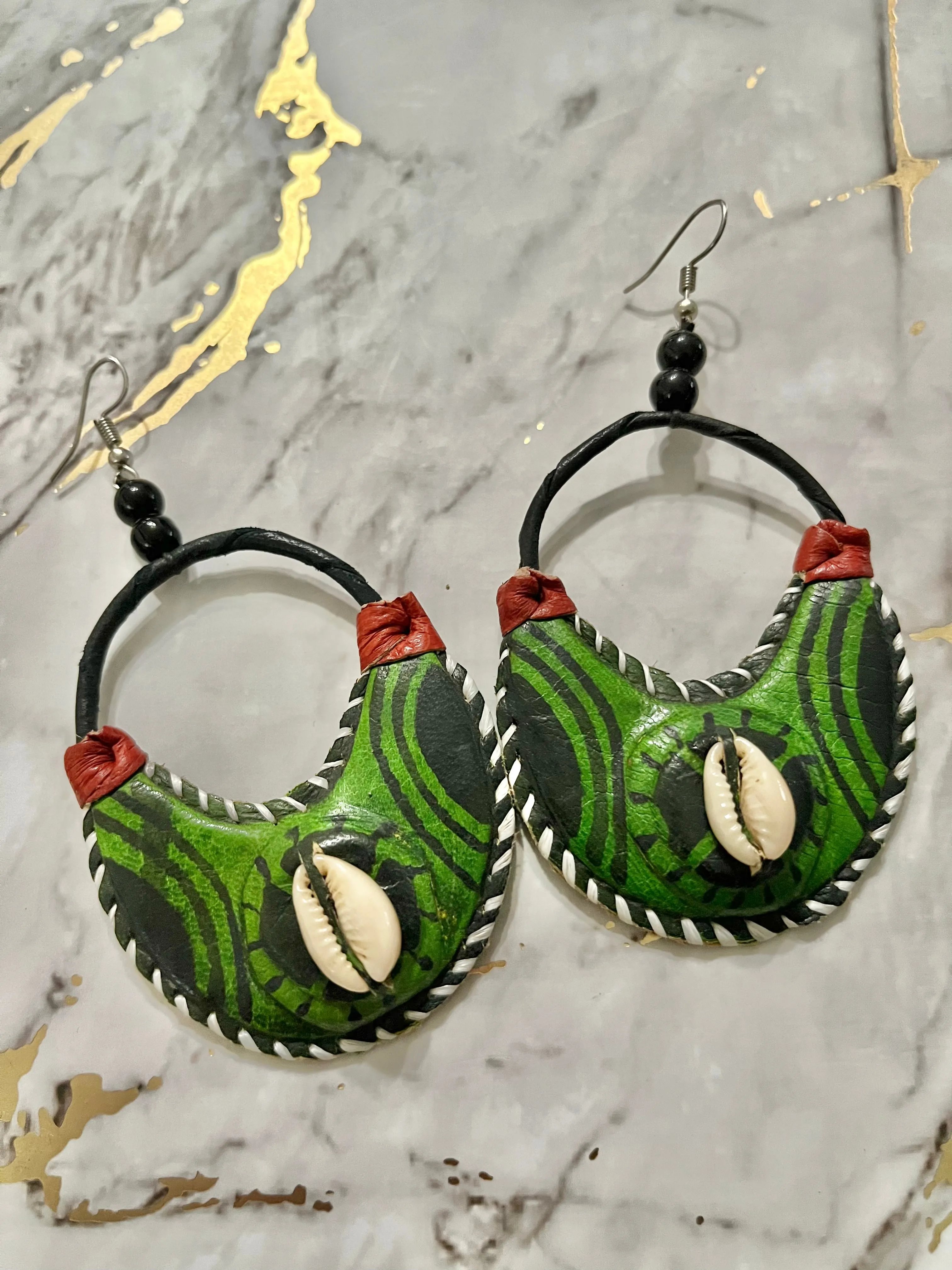 Tandi Leather Earrings
