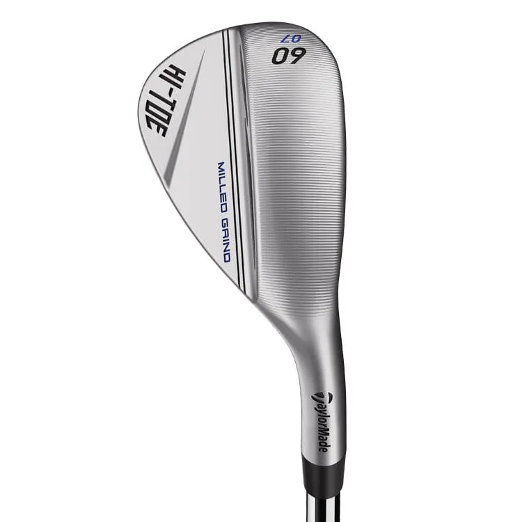 TaylorMade Milled Grind Hi-Toe 3 cuña cromada satinada derecha