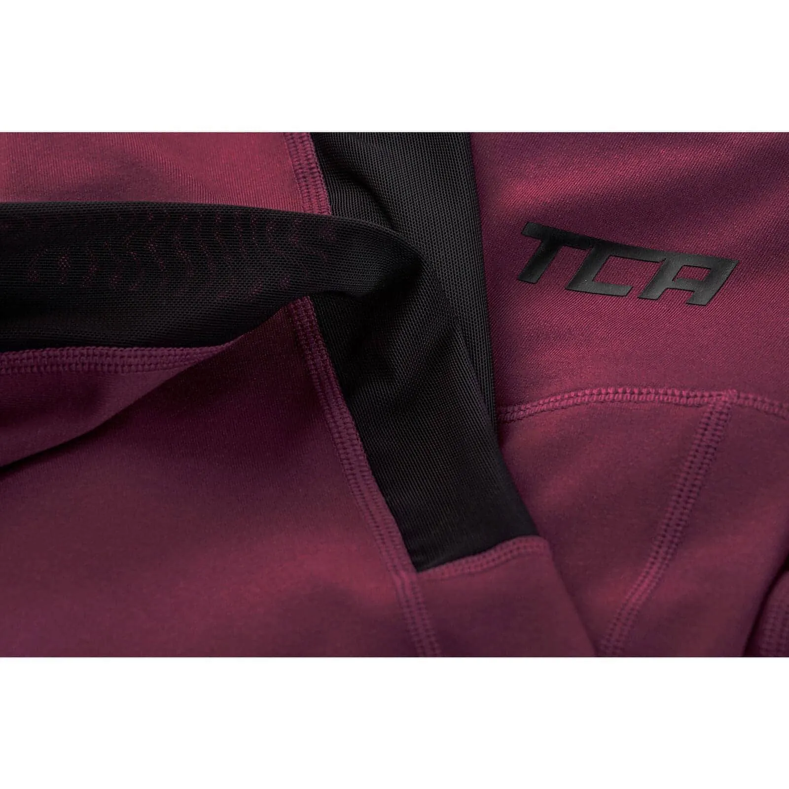 TCA Pro Performance MeshLuxe Womens Long Running Tights - Pink