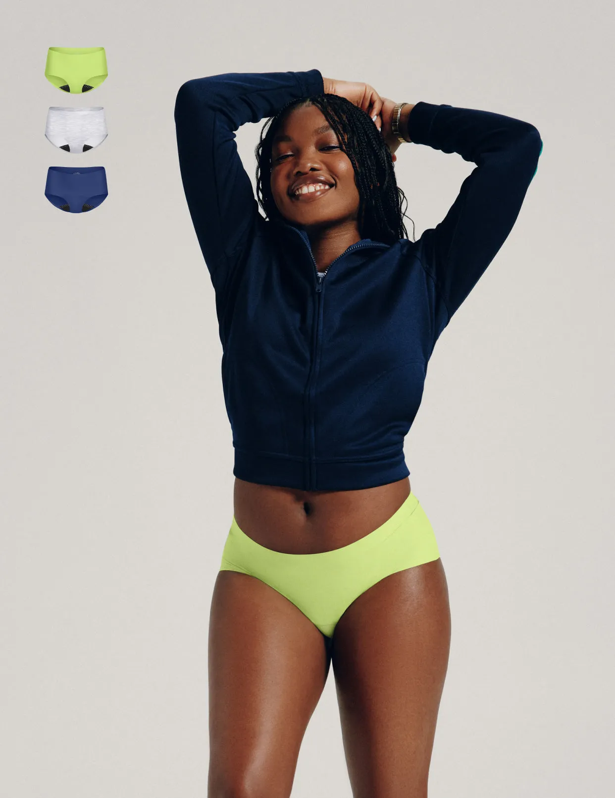 Teen Leakproof UltraThin No-Show Boyshort 3-Pack - Kit