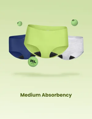 Teen Leakproof UltraThin No-Show Boyshort 3-Pack - Kit
