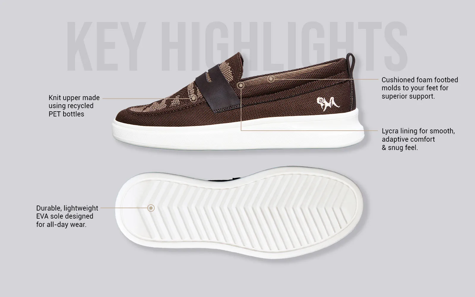 The Breezy Loafers : Brown