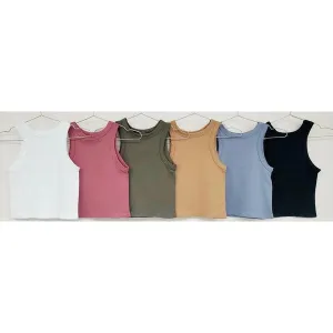 Thick Band Racerback Tank Top