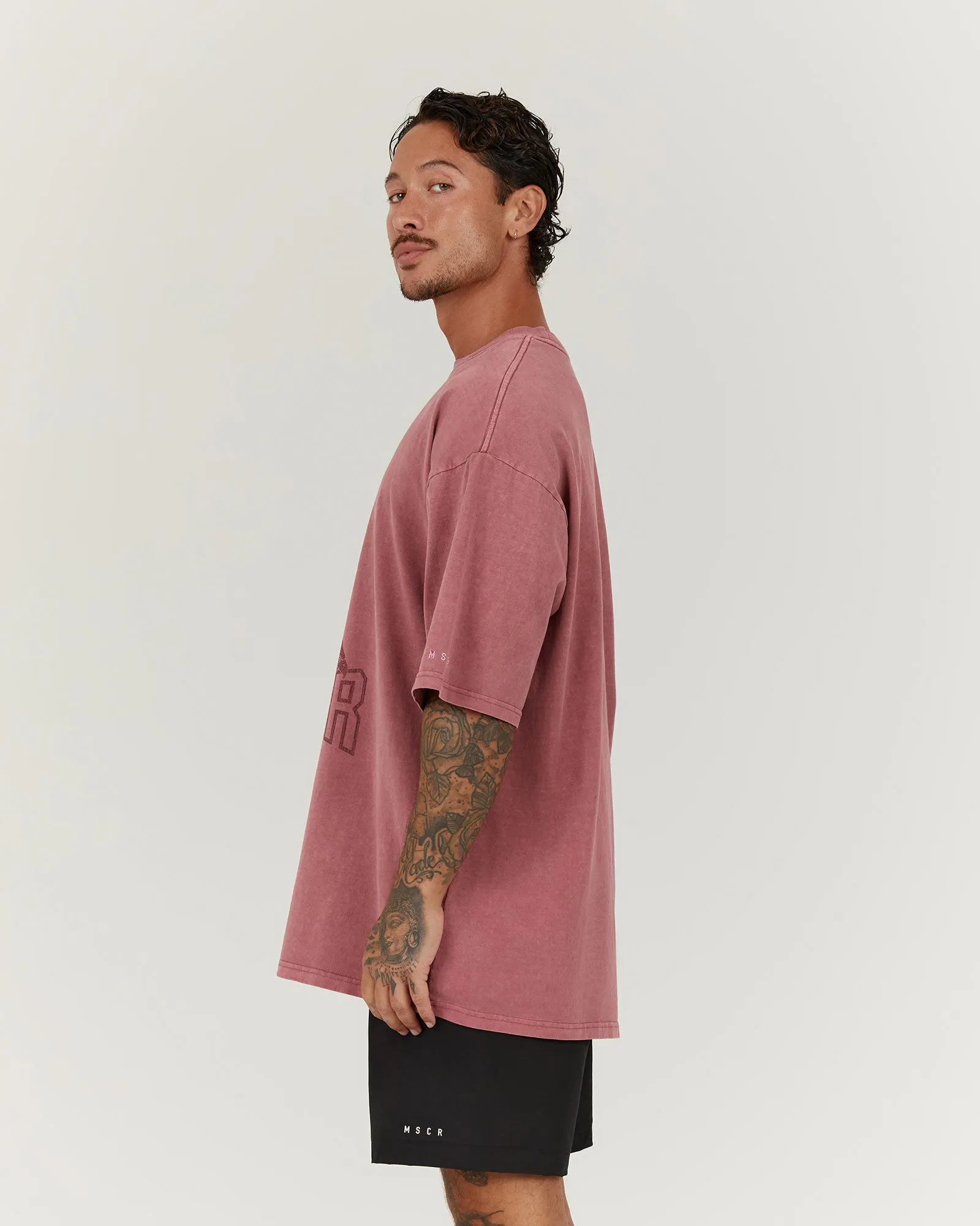 TIMELESS EAGLE TEE - FADED BERRY