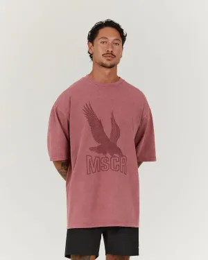 TIMELESS EAGLE TEE - FADED BERRY