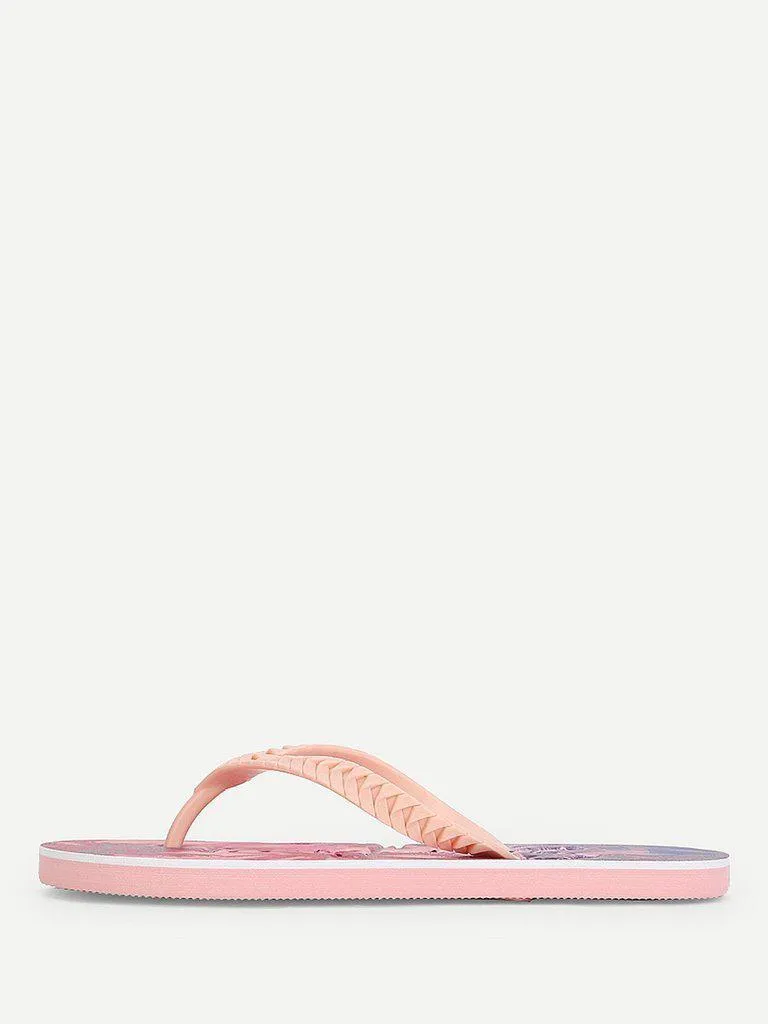 Toe Post Flat Slippers