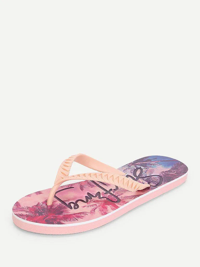 Toe Post Flat Slippers