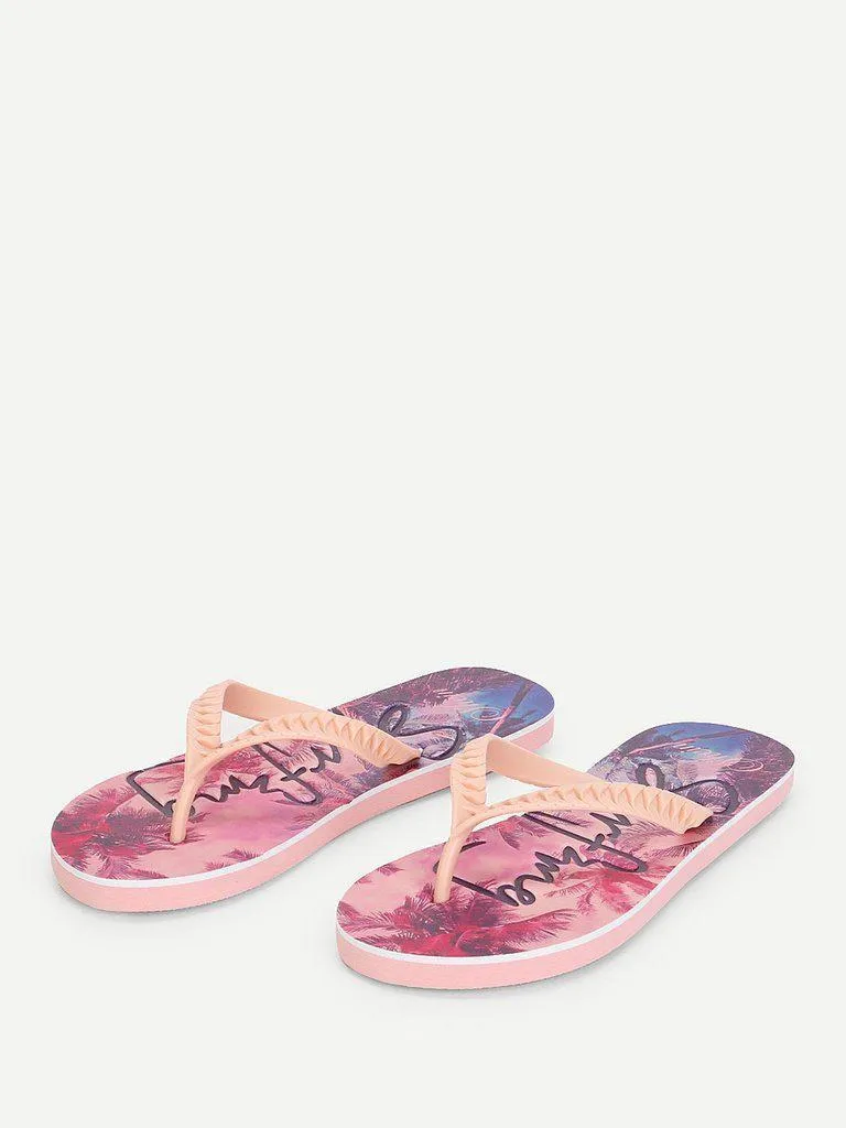 Toe Post Flat Slippers