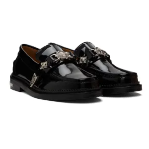 Toga Pulla Black Metal Loafers