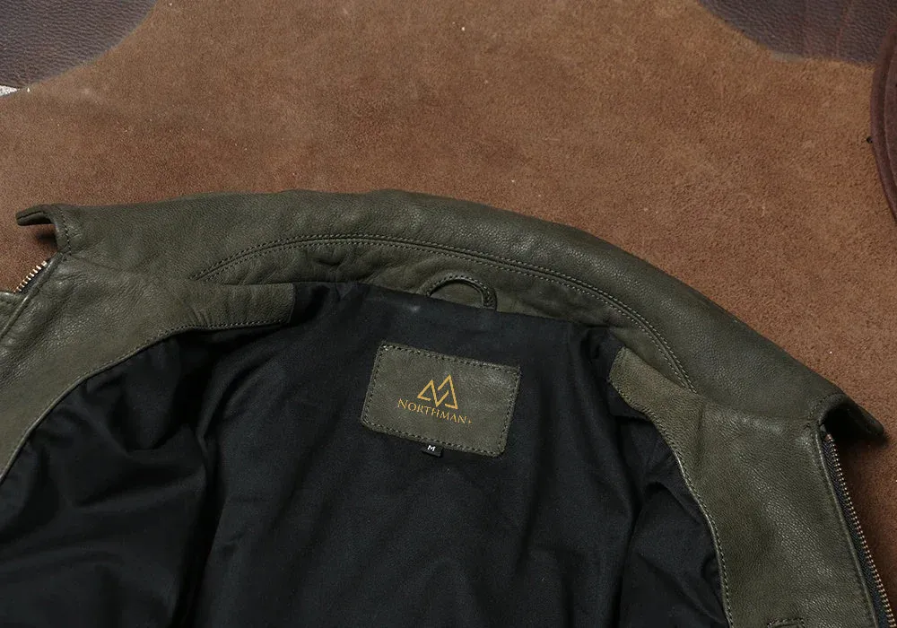 TYPE A2 FLIGHT JACKET IN OLIVE