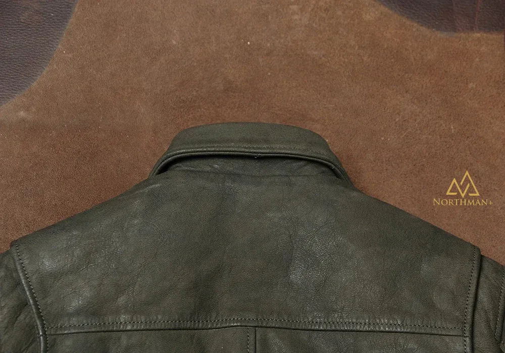 TYPE A2 FLIGHT JACKET IN OLIVE