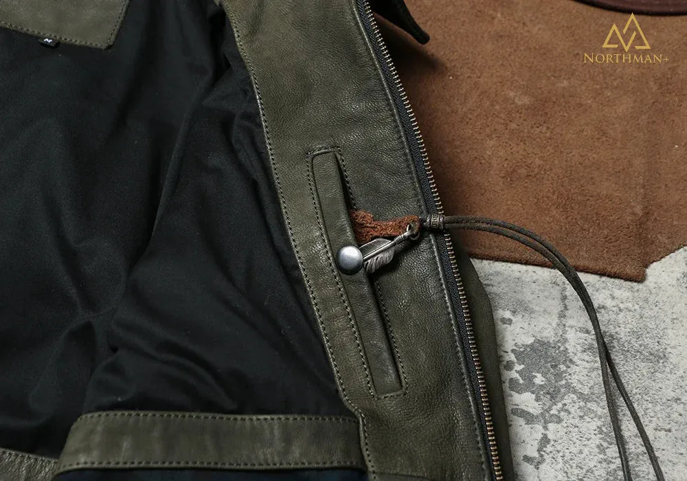 TYPE A2 FLIGHT JACKET IN OLIVE