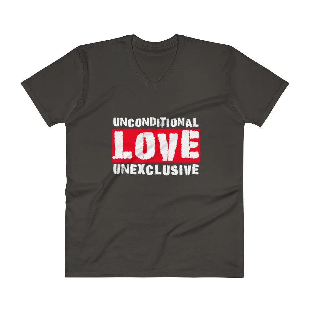 Unconditional Love Unexclusive Family Unity Peace V-Neck T-Shirt