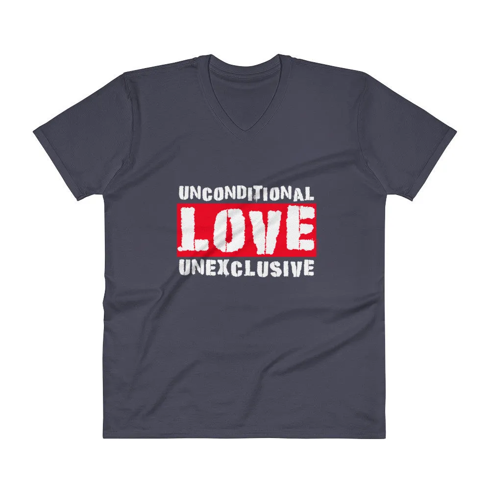 Unconditional Love Unexclusive Family Unity Peace V-Neck T-Shirt