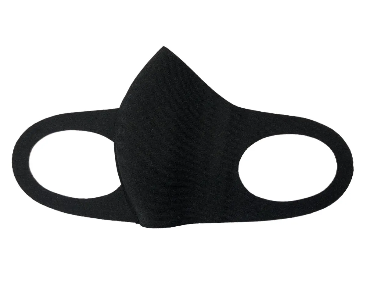 unik Face Mask Black Adult Size, 4 PCS Pack, Washable, Reusable Cloth Mask, Unisex, Anti Dust.