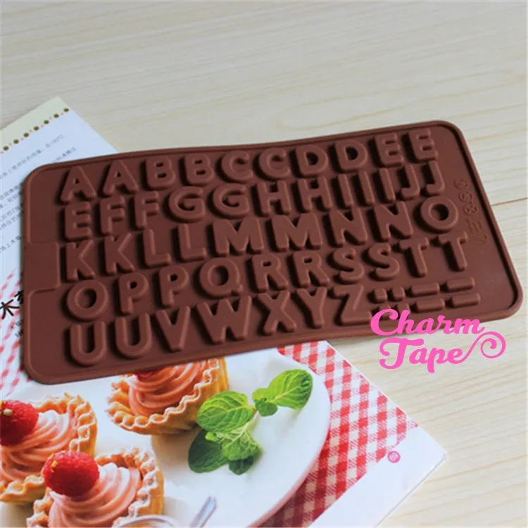 Uppercase Alphabets Silicone Mold Food Grade for Cake Making or Resin Craft L078