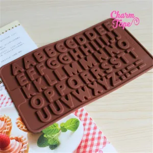 Uppercase Alphabets Silicone Mold Food Grade for Cake Making or Resin Craft L078