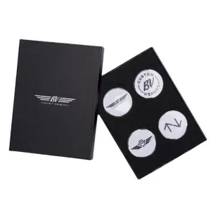 Vokey Design BV Wings 4-pc custom ball marker kit White / Black (VVBV230151)