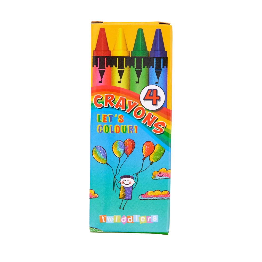 Wax Colouring Crayons (Packs of 4)