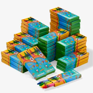 Wax Colouring Crayons (Packs of 4)