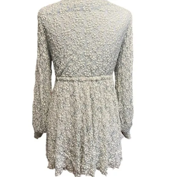 We are HAH Make It A Double French Blue Reversible Robe Size Small NWT
