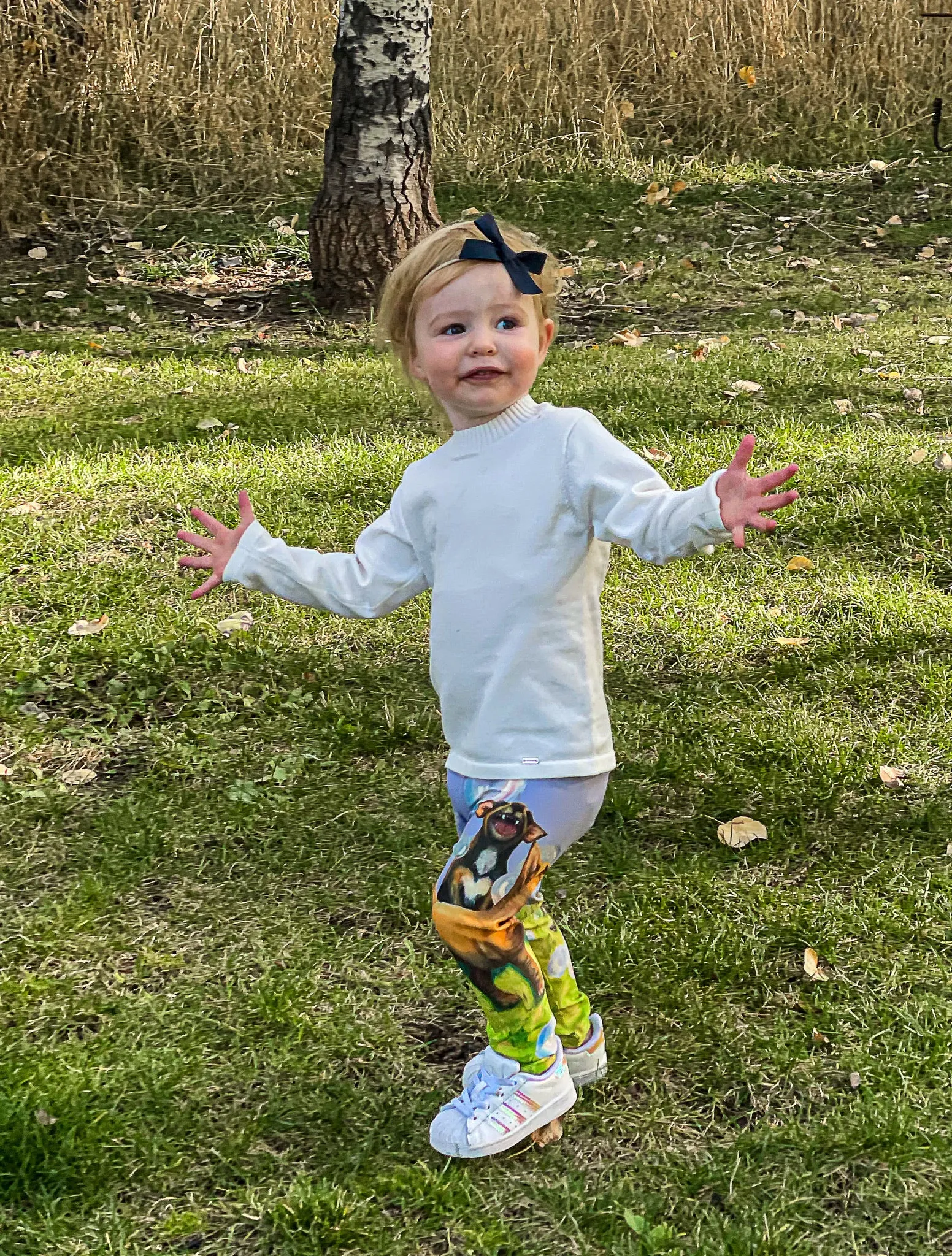 Whimsy Fit "Bubbles" Toddler & Girls Leggings