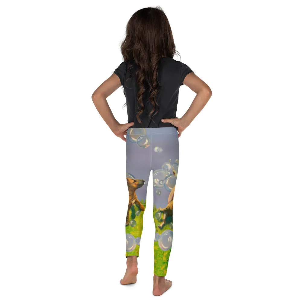 Whimsy Fit "Bubbles" Toddler & Girls Leggings