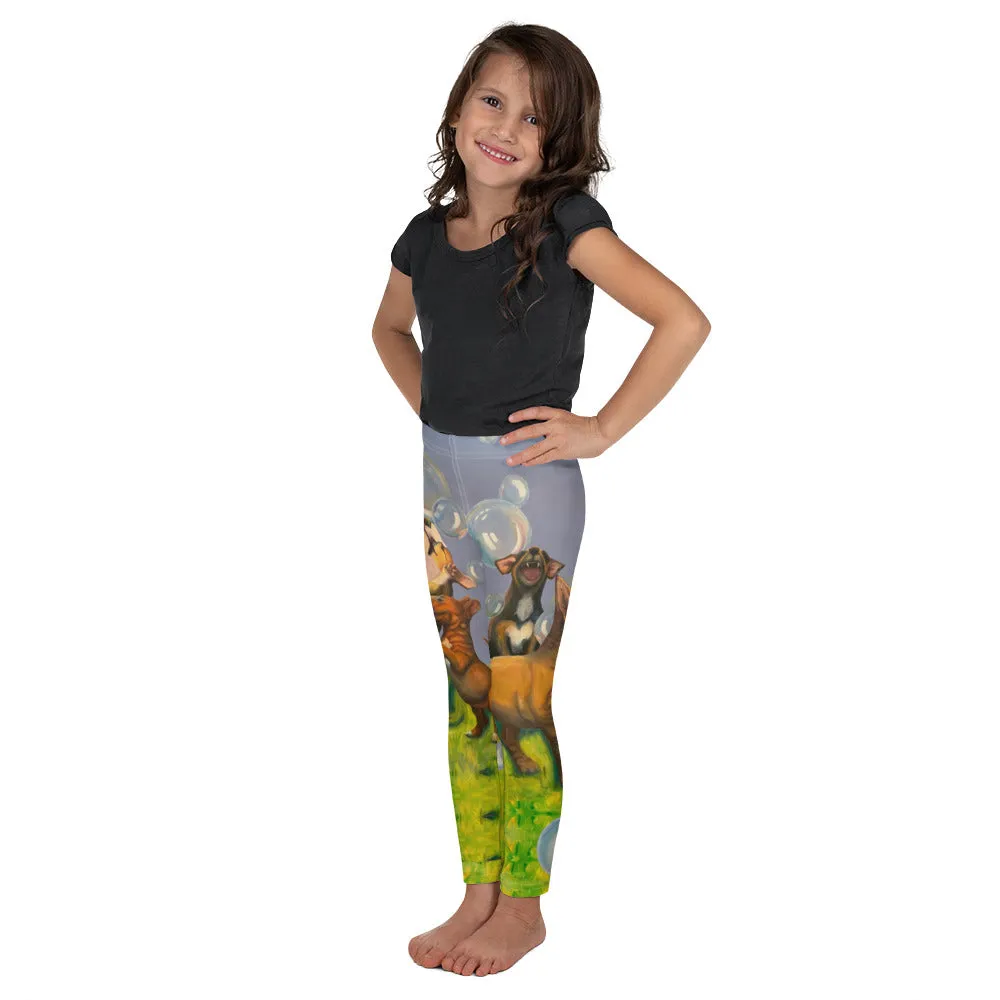 Whimsy Fit "Bubbles" Toddler & Girls Leggings