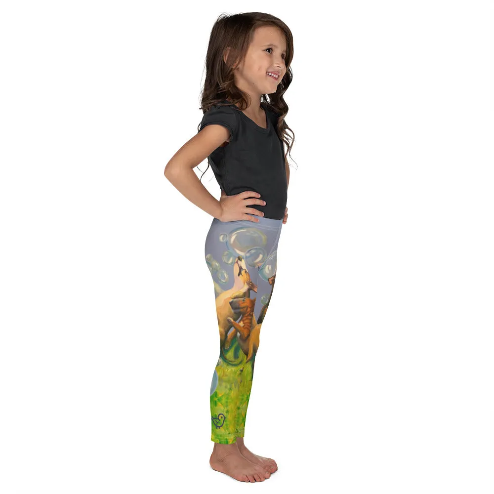 Whimsy Fit "Bubbles" Toddler & Girls Leggings