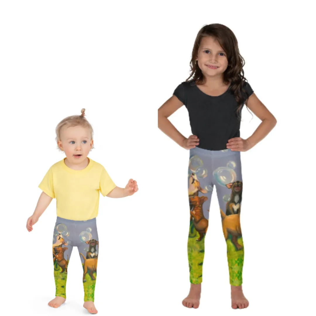 Whimsy Fit "Bubbles" Toddler & Girls Leggings