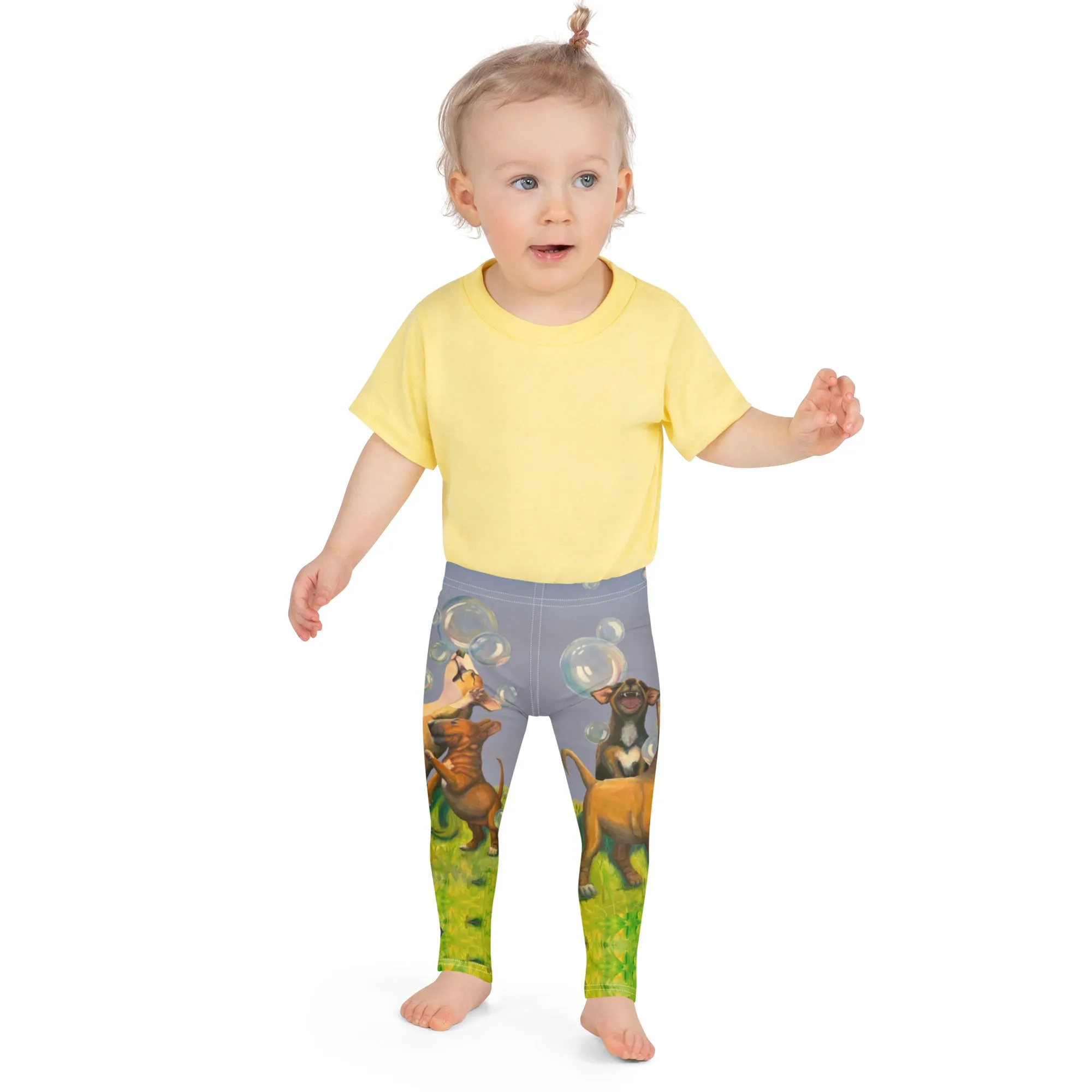 Whimsy Fit "Bubbles" Toddler & Girls Leggings