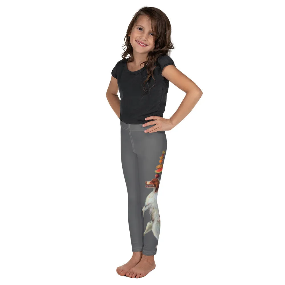Whimsy Fit "Dexter the Walking Dog" Toddler & Girls Leggings