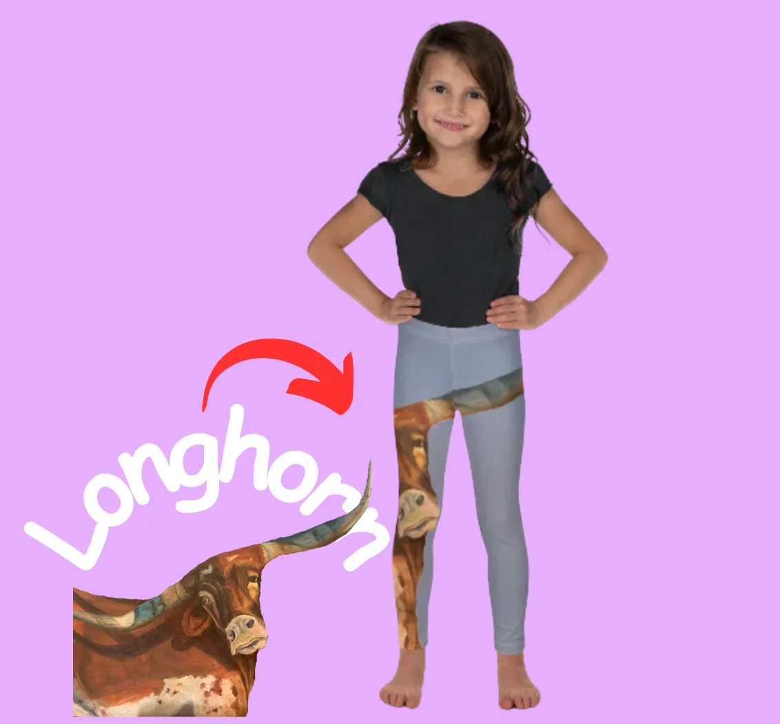 Whimsy Fit "Horns" Toddler & Girls Leggings