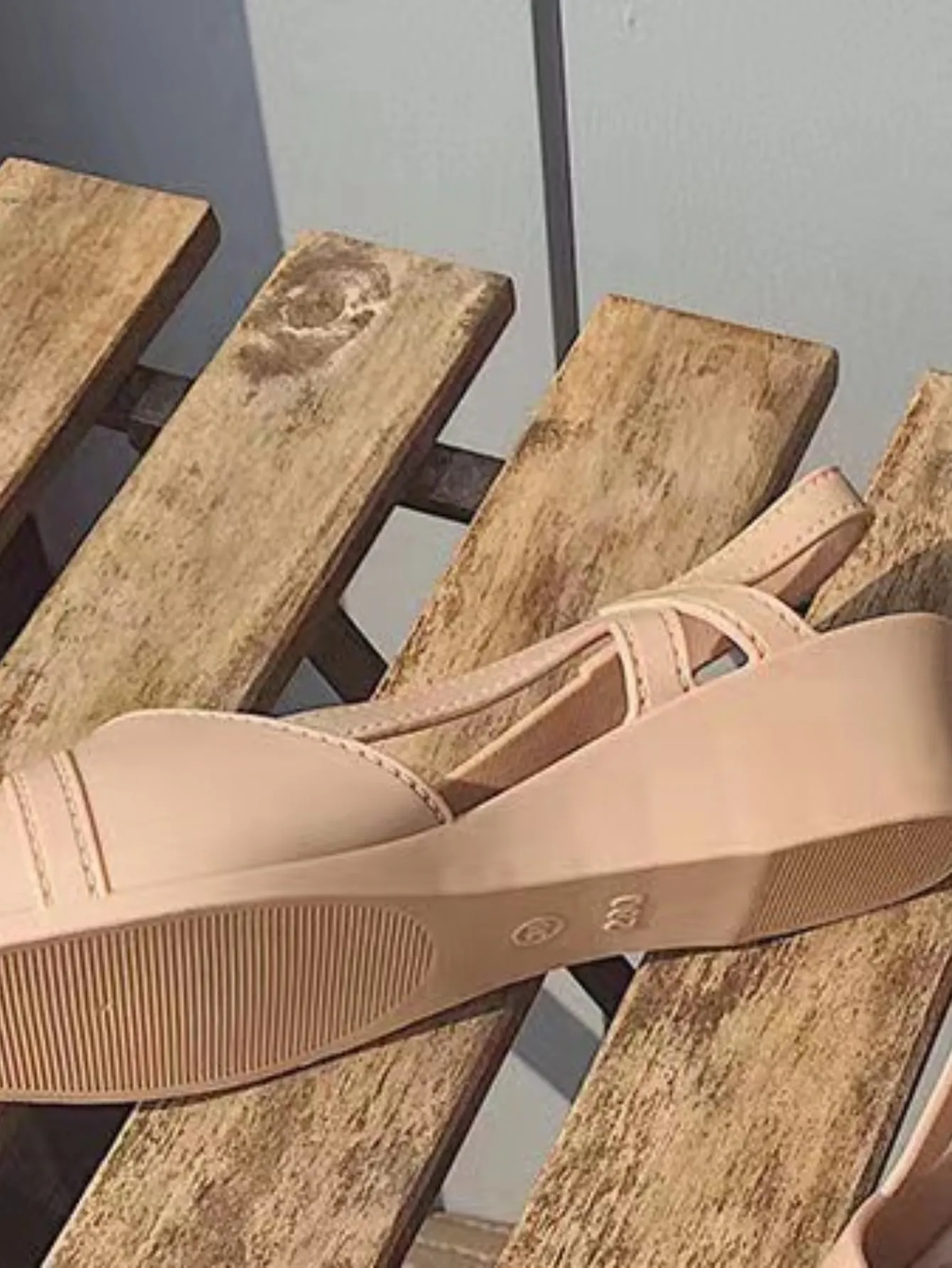 Women Point Toe Slingback Sandals, Elegant Low Heel Court Wedges