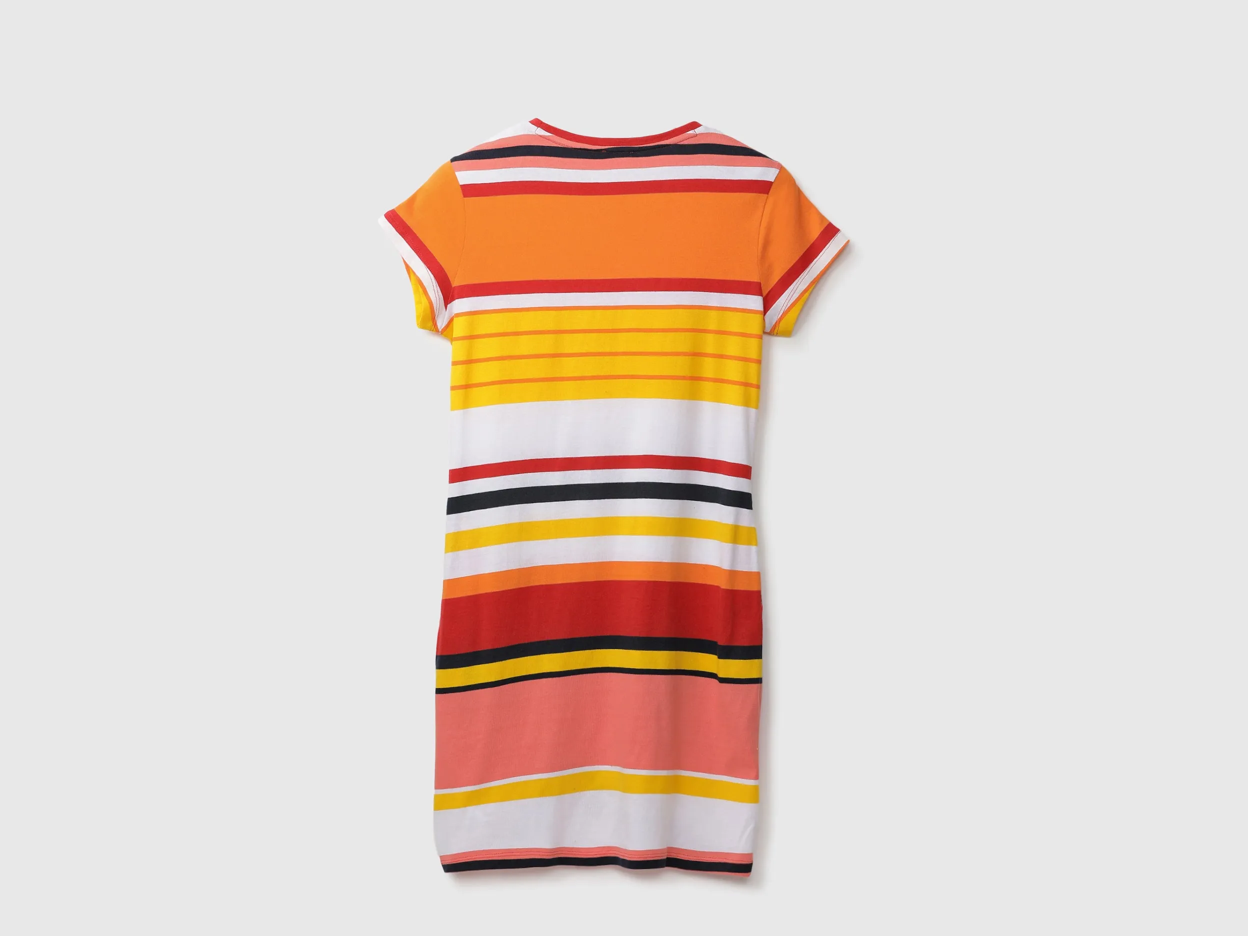 Women Striped Round Neck Dress