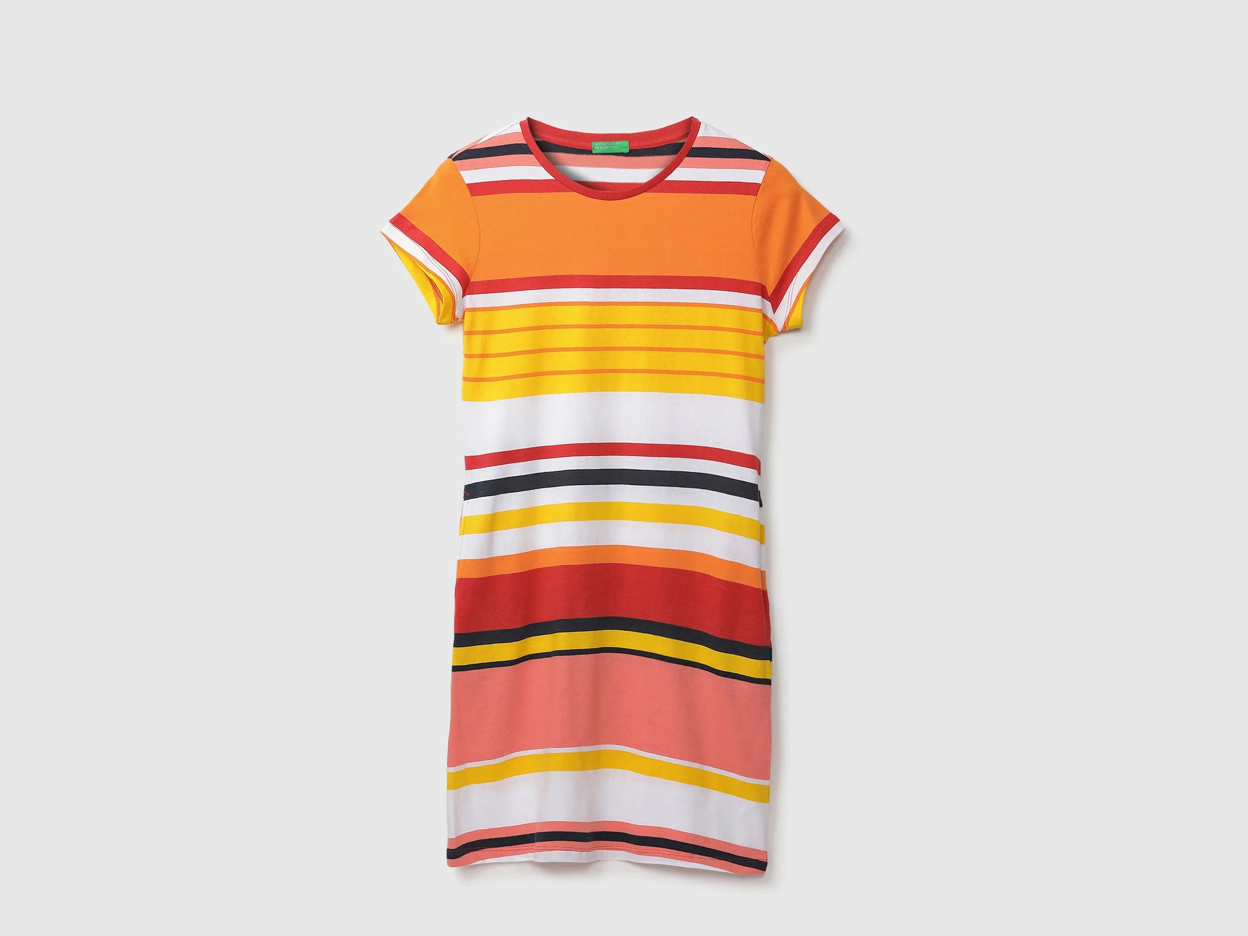 Women Striped Round Neck Dress