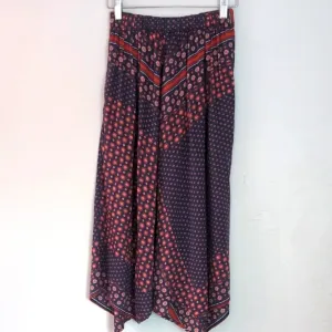 Xirena Silk Blend Handkerchief Red, White and Blue Skirt Women's Size Small