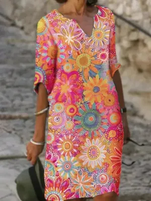 Yelina™ - Floral Radiant Dress